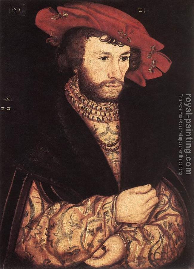 Lucas Il Vecchio Cranach : Portrait of a Young Man